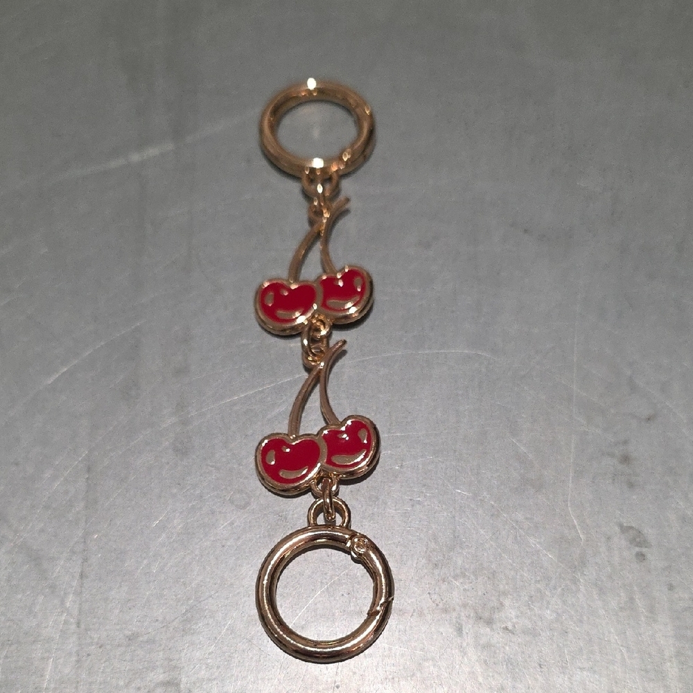 Cherry Keychain Or Bag Extender - image 2